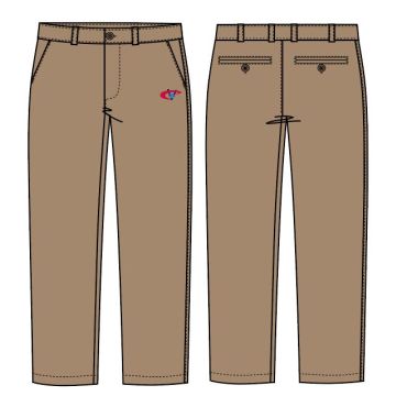 PANT UNIF NIÑO BEIGE VILLA DE ALCORCON