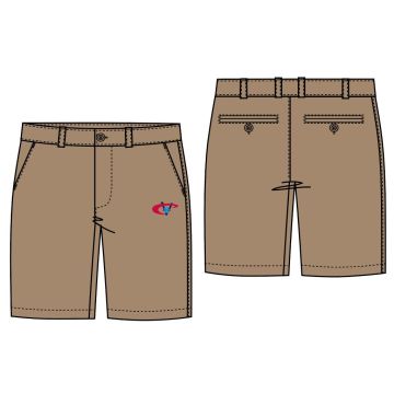 PANT UNIF NIÑO CORTO BEIGE VILLA DE ALCORCON